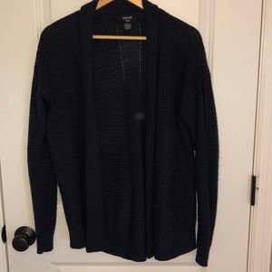Navy Knit Cardigan